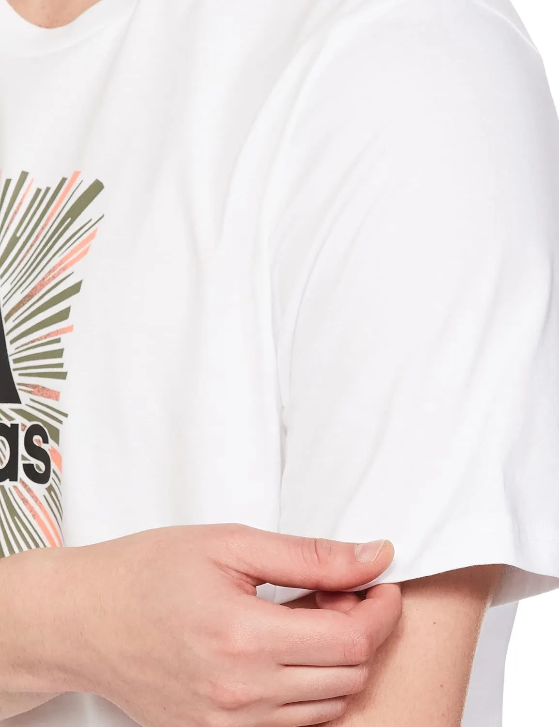 تي شيرت رياضي Adidas Sport Optimist Sun Logo Graphic (كم قصير) للرجال 
