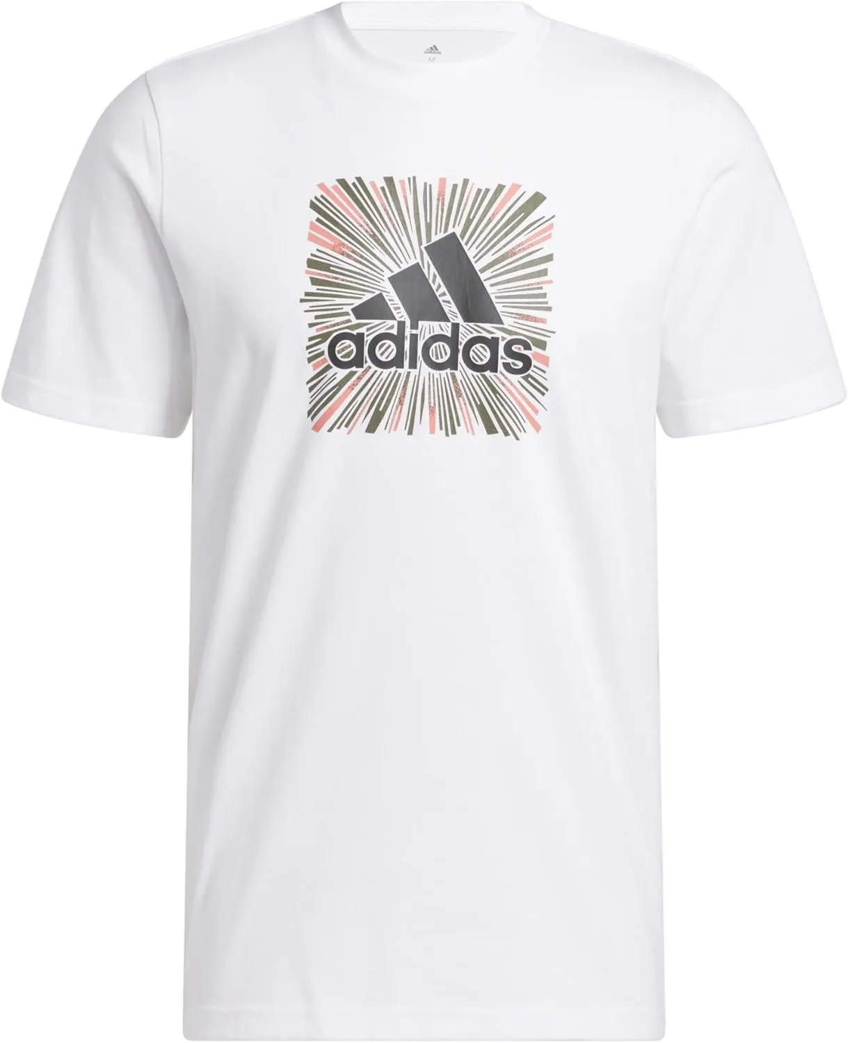تي شيرت رياضي Adidas Sport Optimist Sun Logo Graphic (كم قصير) للرجال 
