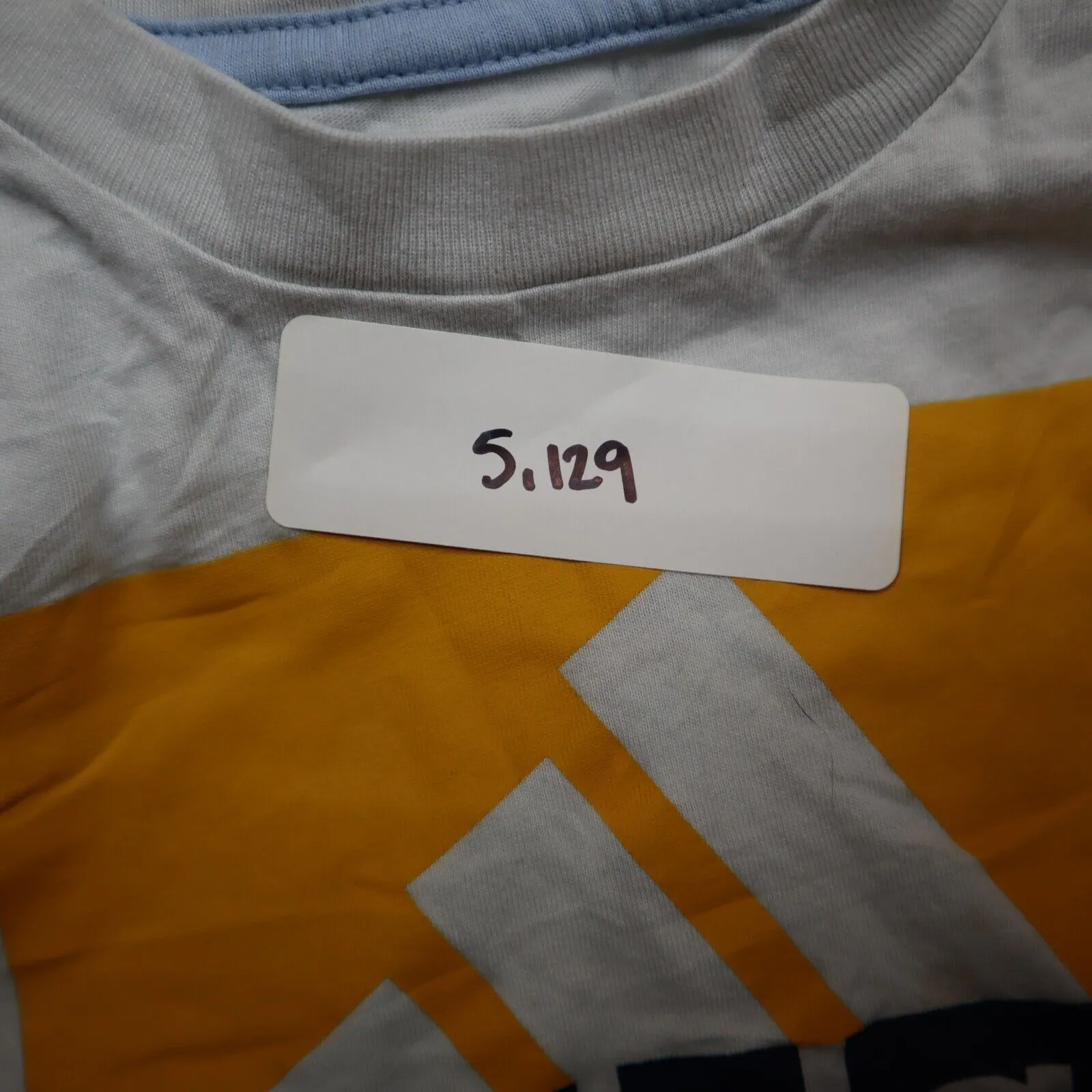 adidas T Shirt Boys Size 2T White Solid Long Sleeve Fitted Graphic Shirt Logo