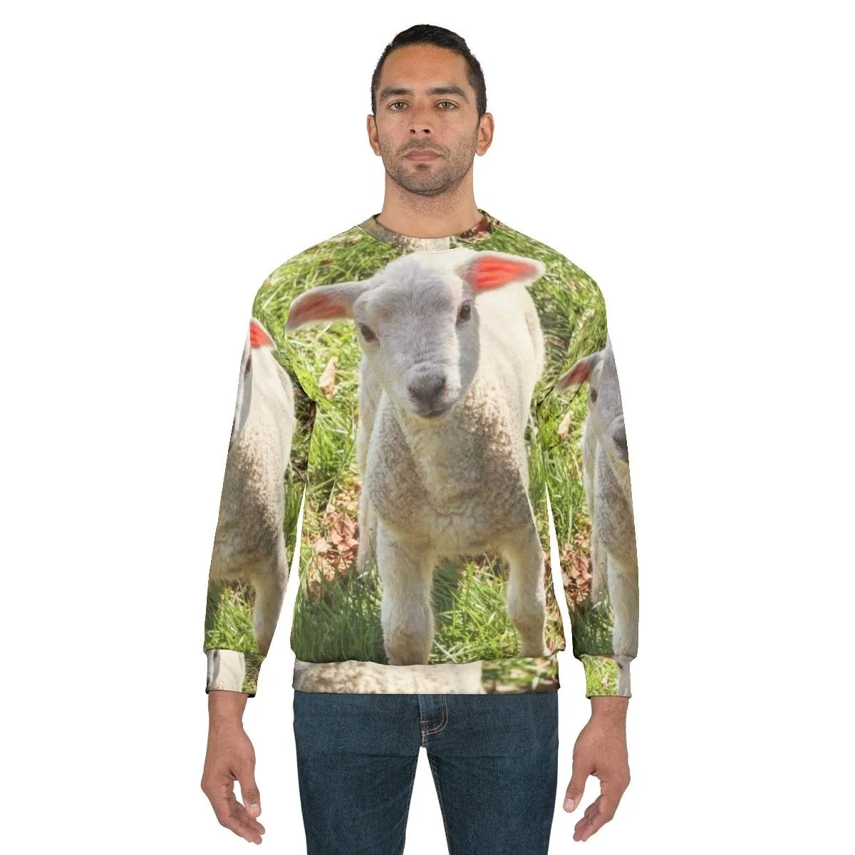 Adorable Baby Lamb Spring Sweatshirt - Cute Seasonal Knitwear