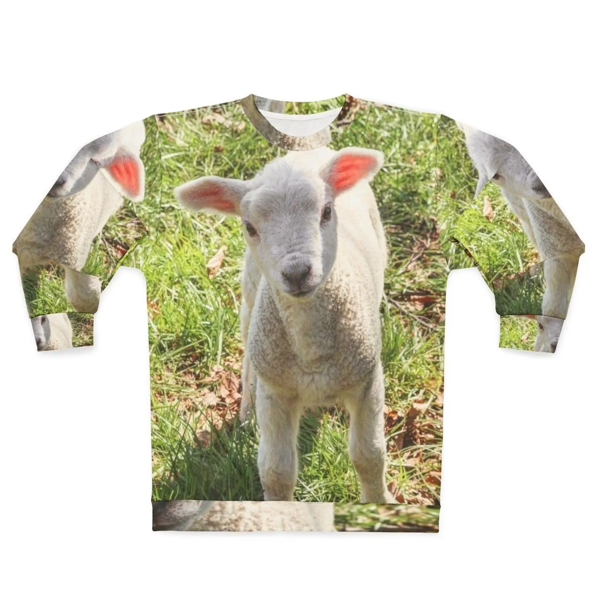 Adorable Baby Lamb Spring Sweatshirt - Cute Seasonal Knitwear
