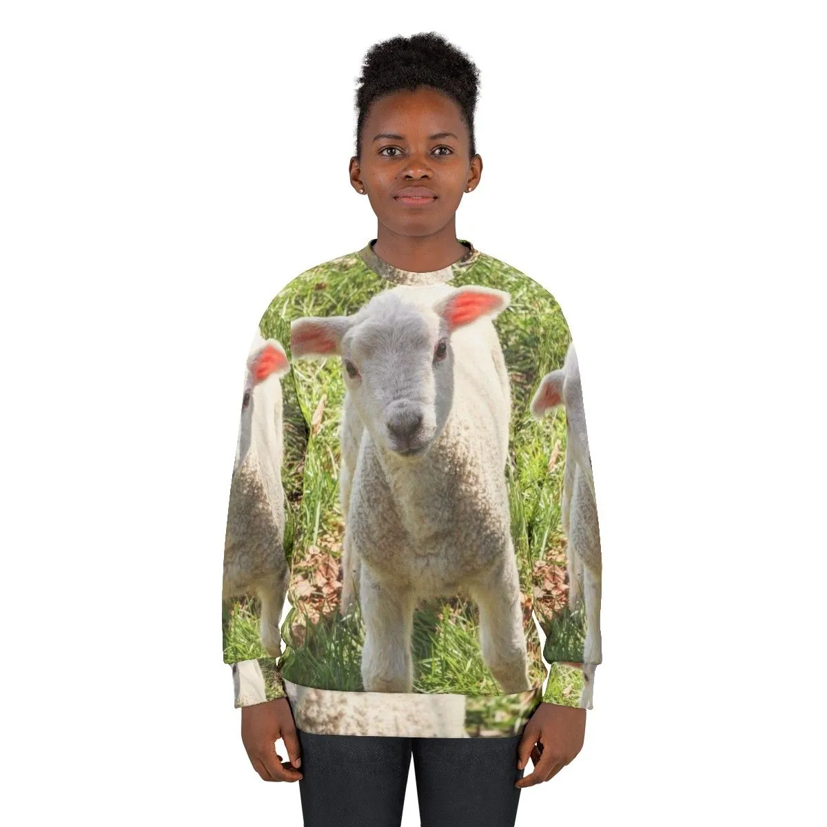 Adorable Baby Lamb Spring Sweatshirt - Cute Seasonal Knitwear