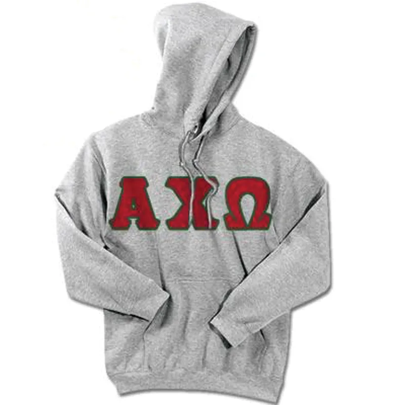 Alpha Chi Omega Standards Hooded Sweatshirt - G185 - TWILL
