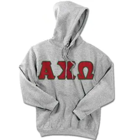 Alpha Chi Omega Standards Hooded Sweatshirt - G185 - TWILL