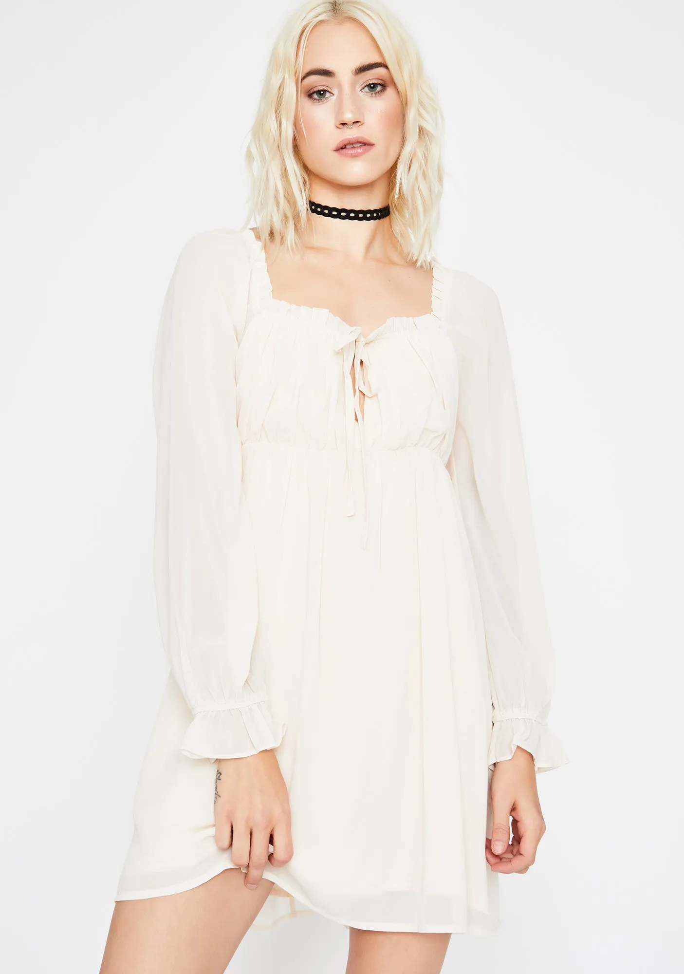 Angel Embrace Me Mini Dress