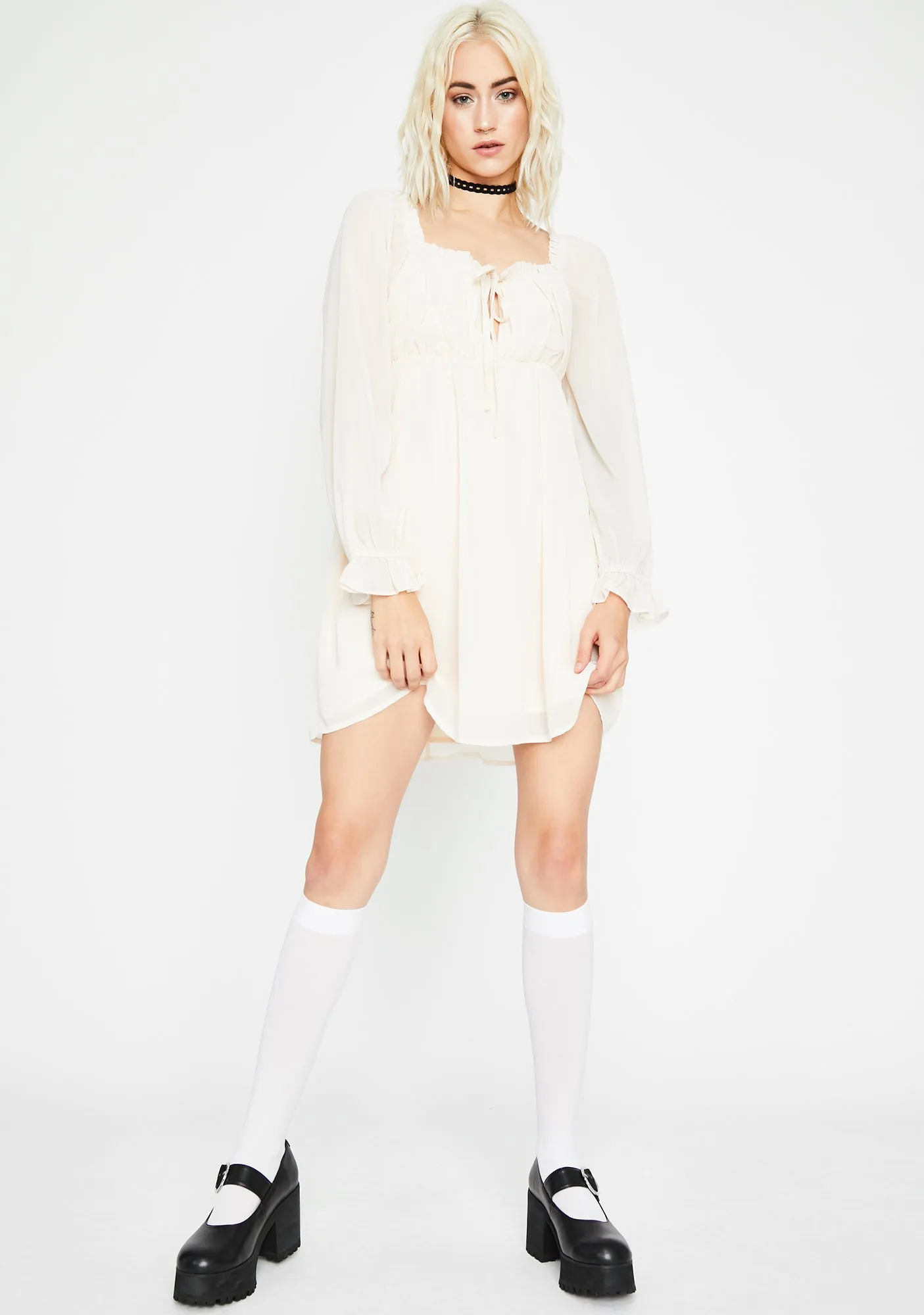 Angel Embrace Me Mini Dress