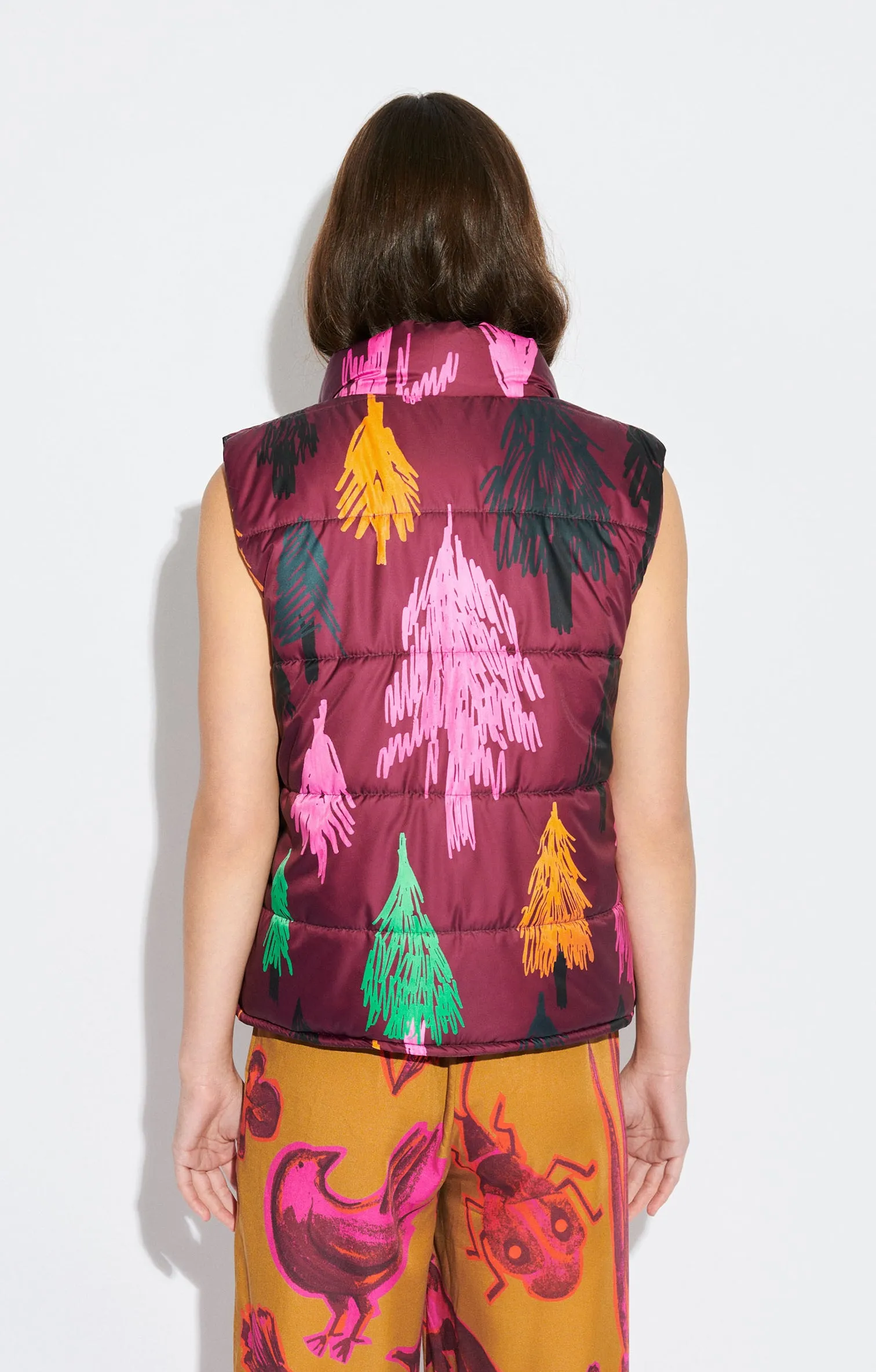 ASPEN puffer vest 'pines'
