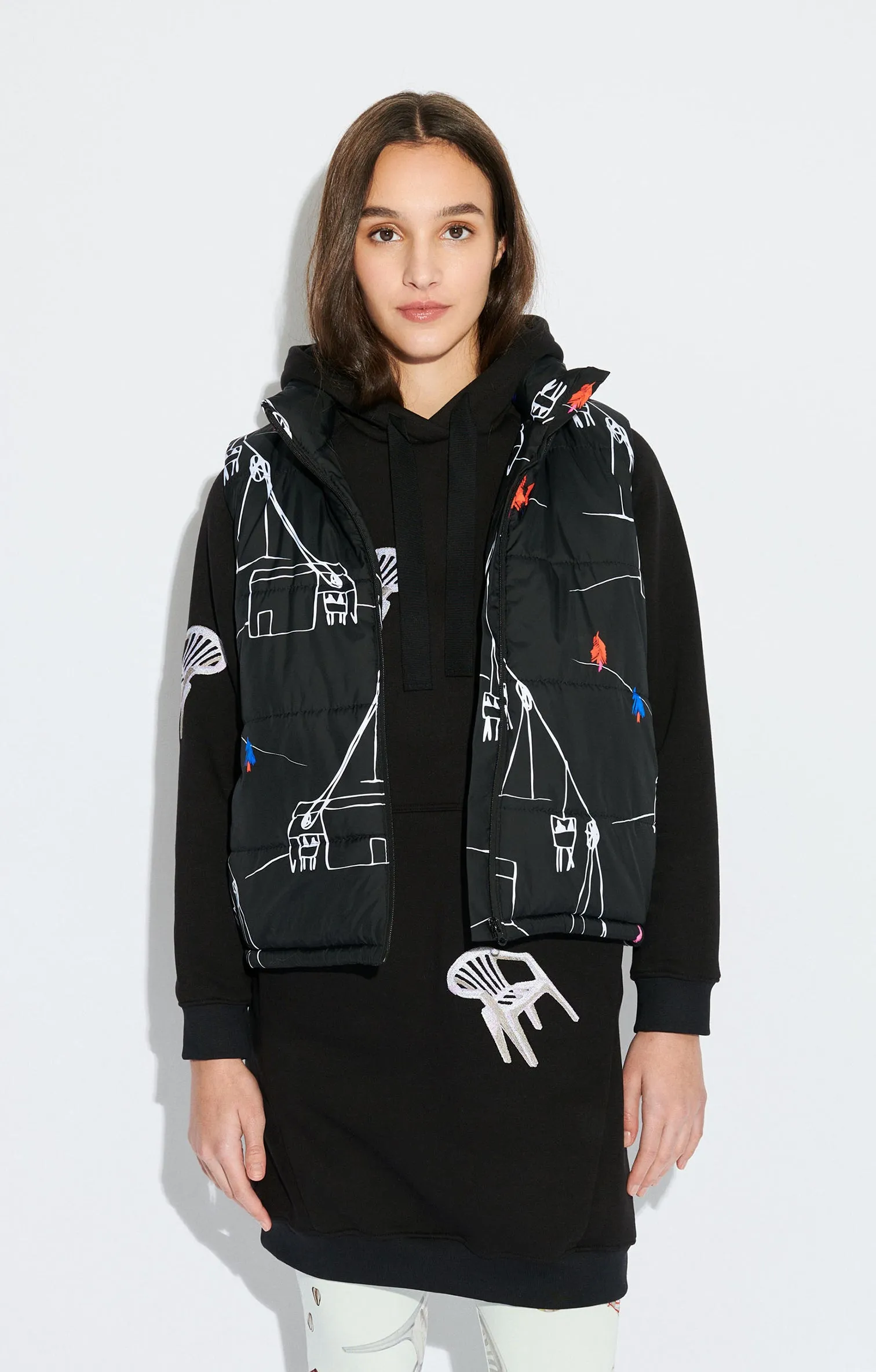 ASPEN puffer vest 'ski lift'