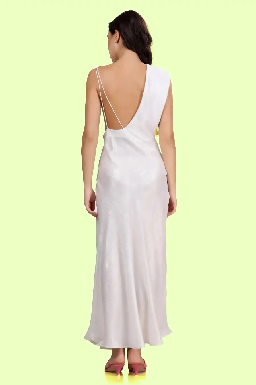 Backless Cowl Neck Gown Sewing Pattern 'Ivory'