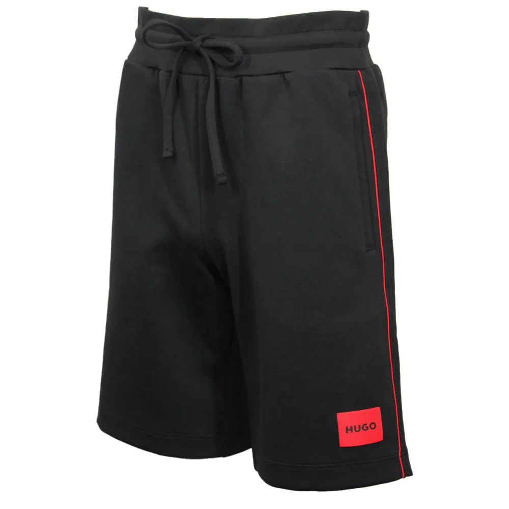 Badge Logo Jogging Shorts, Black