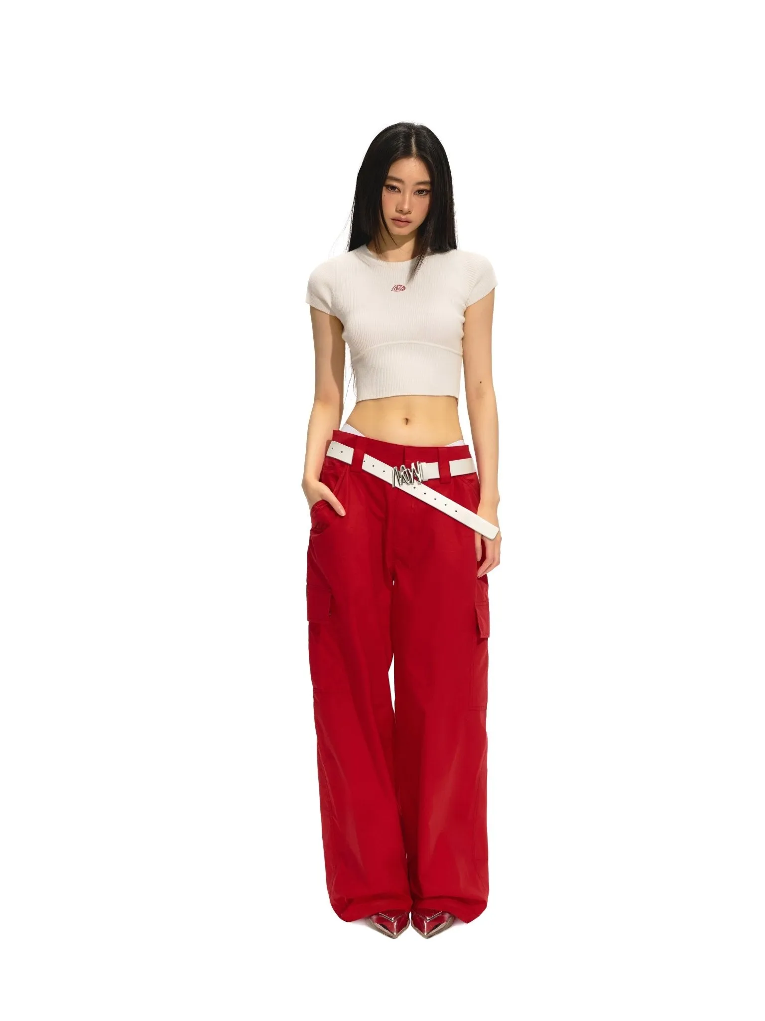 Baggy Jazz Pants Red