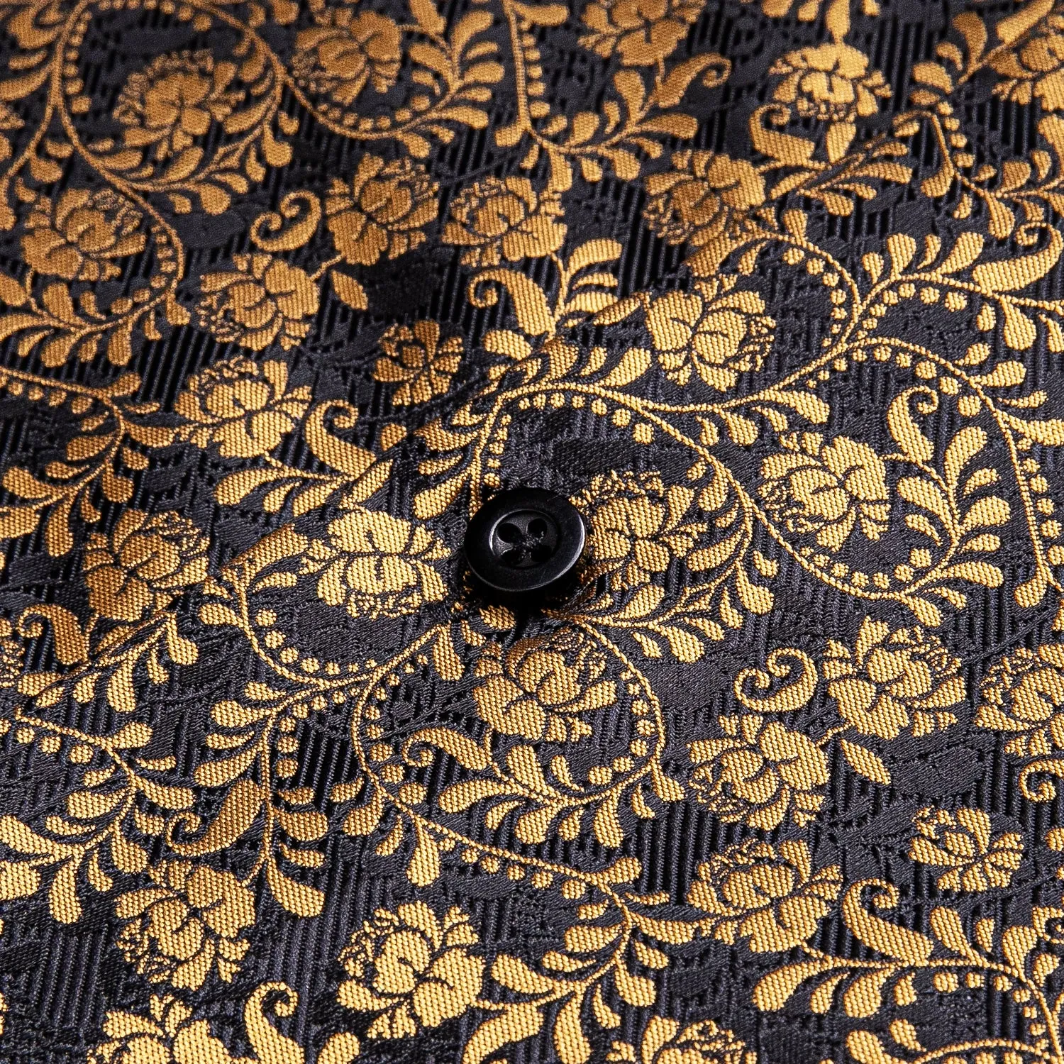Barry.wang Novelty Brown Floral Shirt