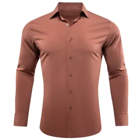 Barry.wang Sienna Solid Silk Shirt
