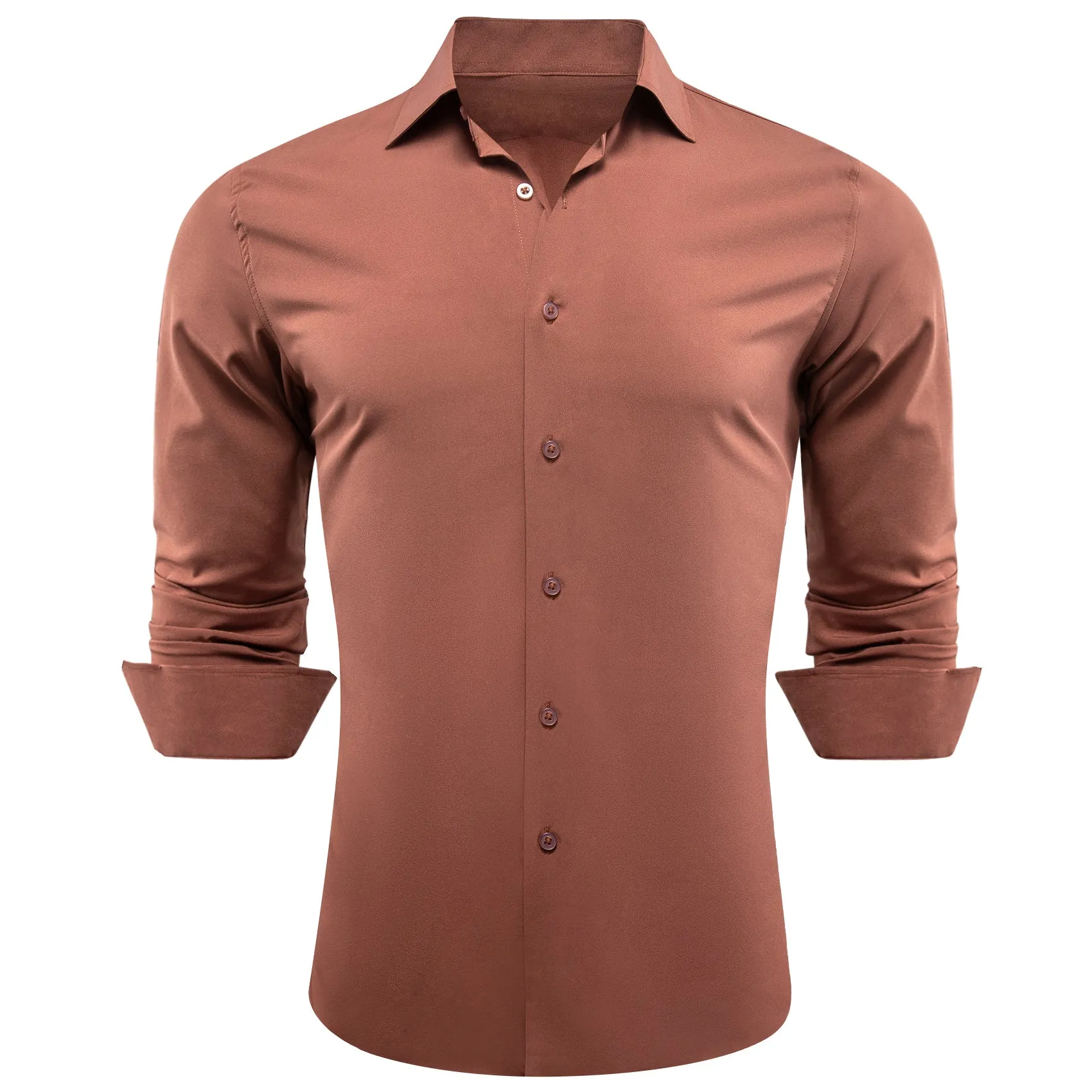 Barry.wang Sienna Solid Silk Shirt