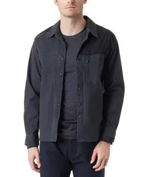 Bass Outdoor Mens Regular fit Full Snap Shacket Coat XXL Black Solid