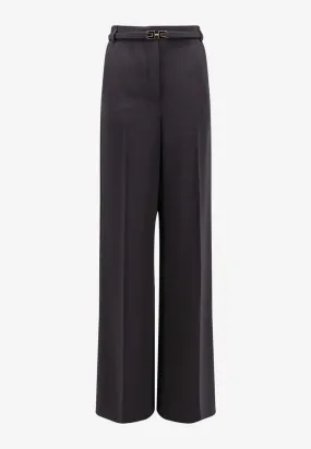 Belted Tailored Pants