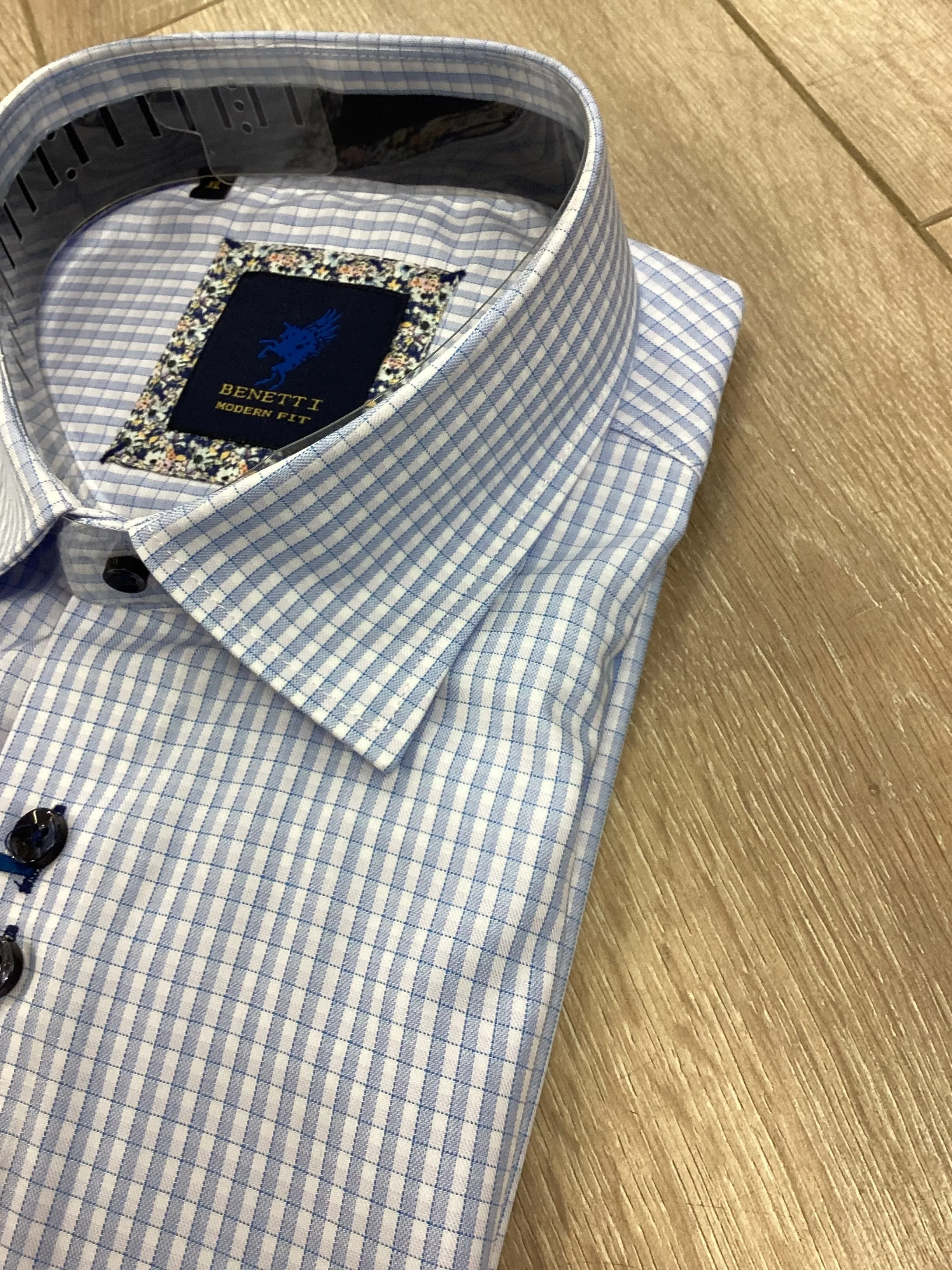 Benetti Beverly Short Sleeve Shirt Sky