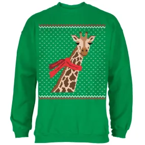Big Giraffe Scarf Ugly Christmas Sweater Mens Sweatshirt