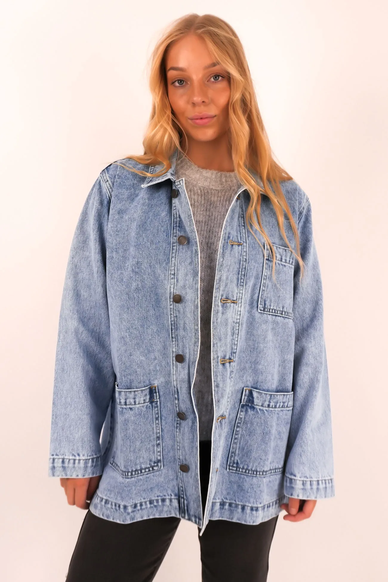 Billie Shacket Light Blue