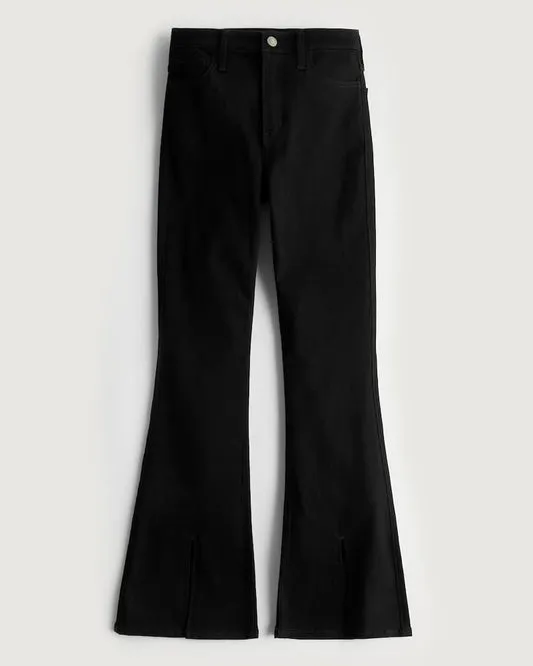 Black bell bottom jeans
