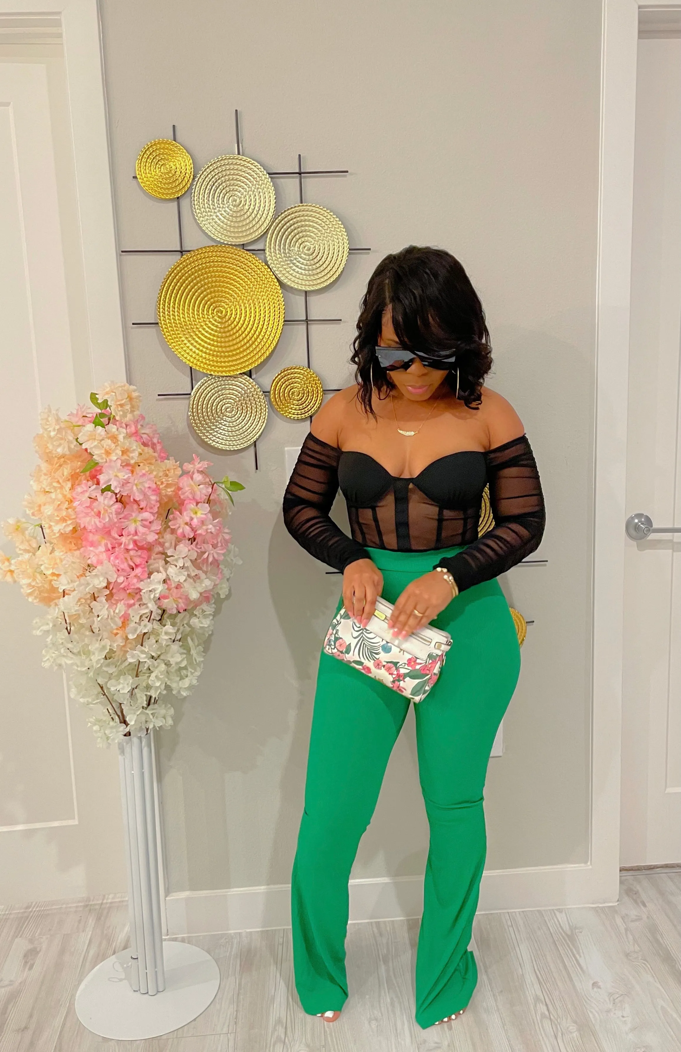 BOOTY POP RIBBED PANTS