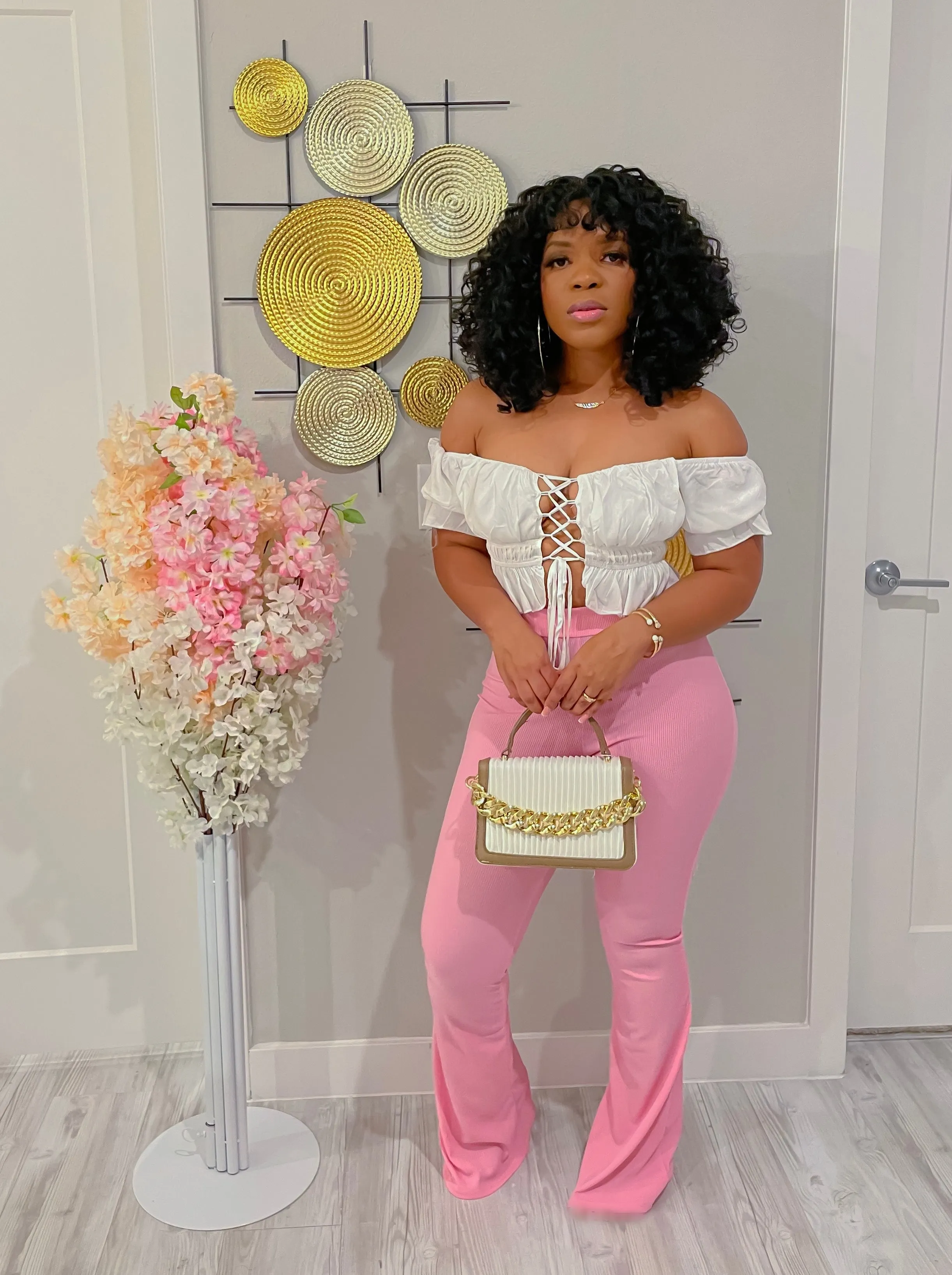 BOOTY POP RIBBED PANTS