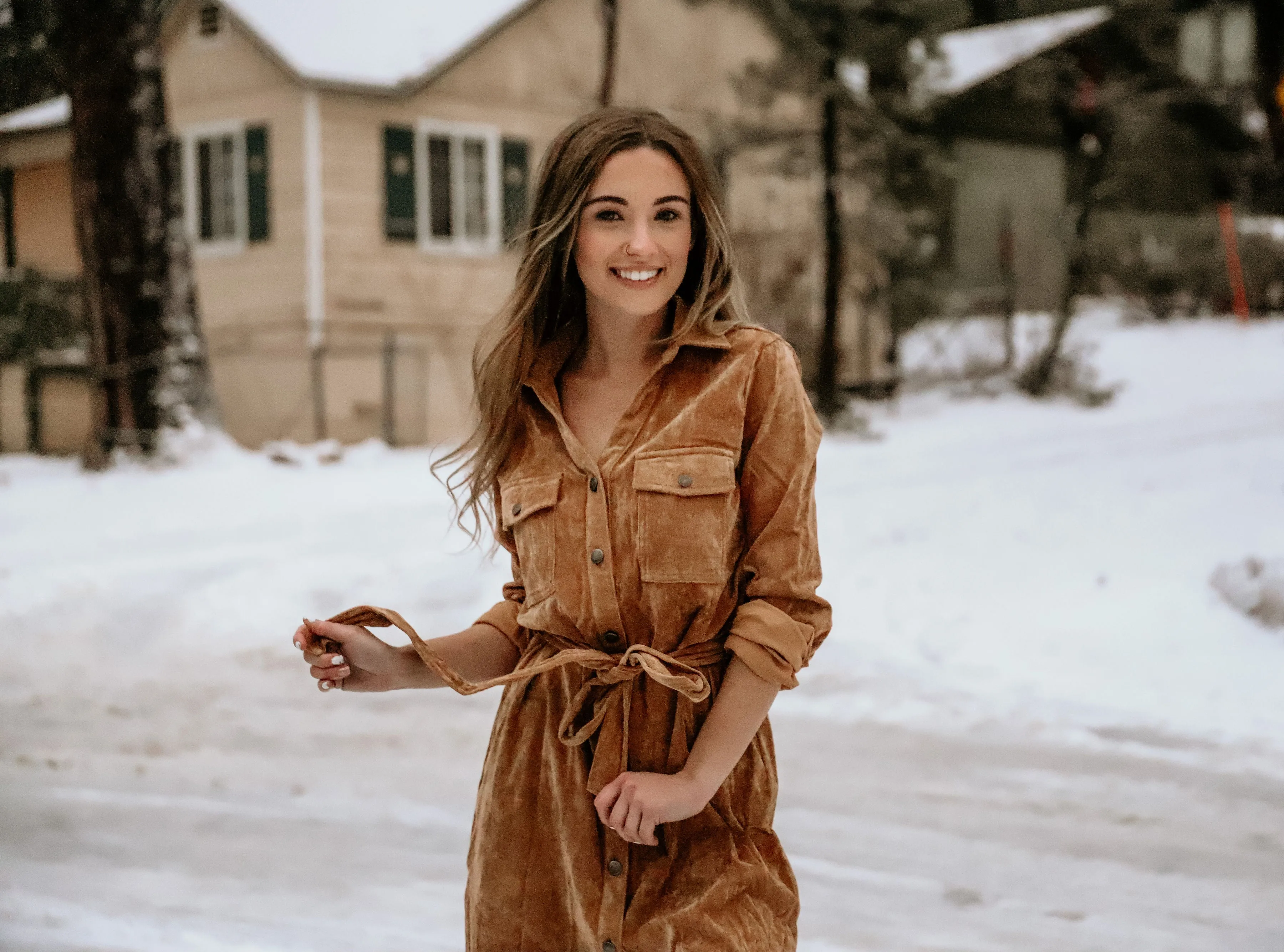 CAMERON CORDUROY / FLANNEL SHIRT DRESS