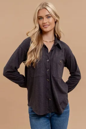 Charcoal Shacket