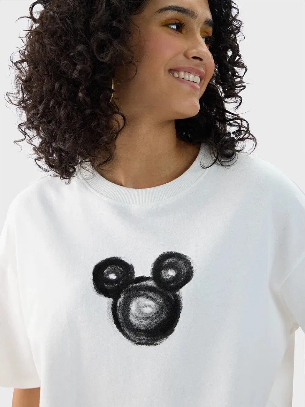 Cheap Price Teddy Bear Head Printed Premium Quality Womens Drop Shoulder T shirt Legacy Boutiques Bangladesh