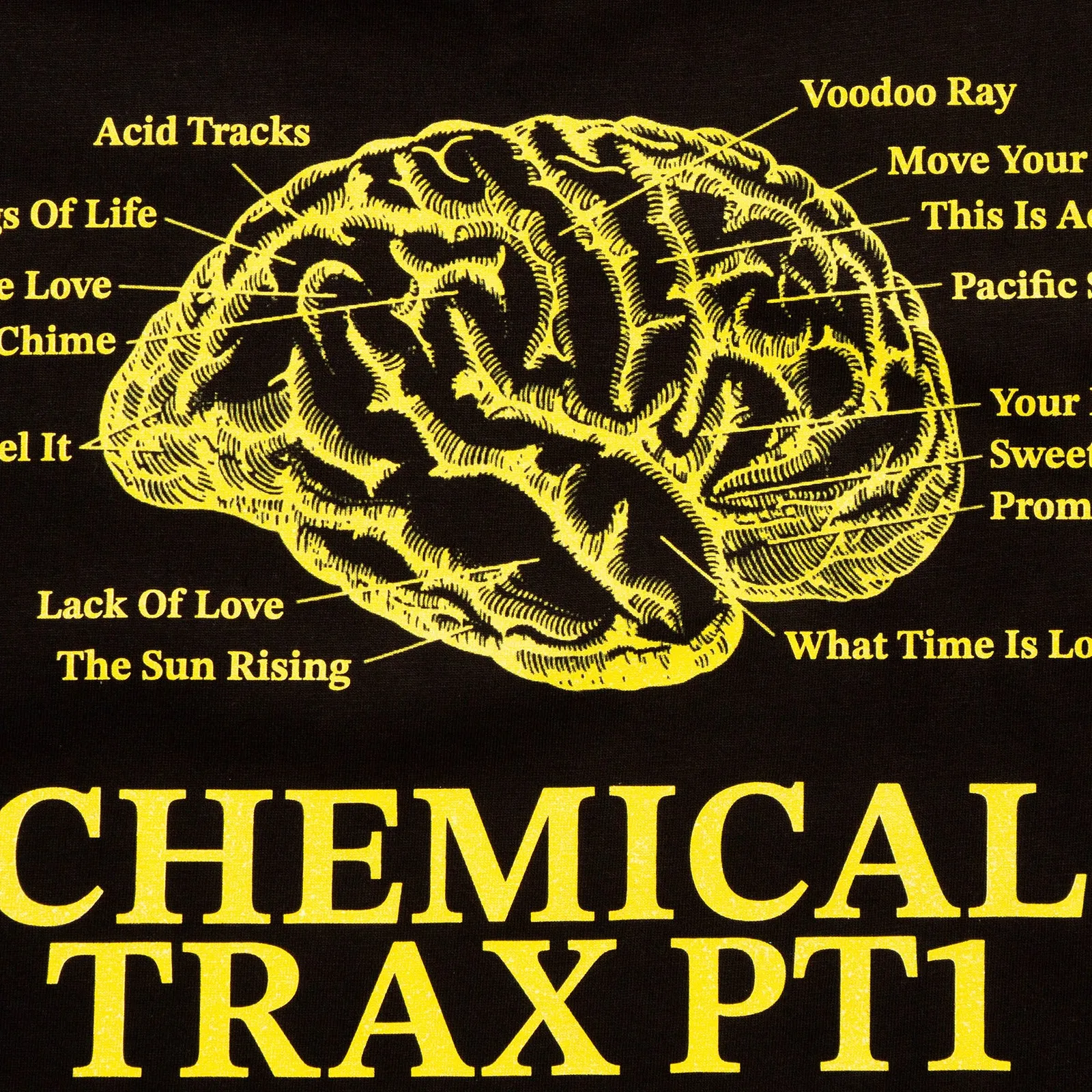 Chemical Trax PT1 Front Print - Tshirt - Black