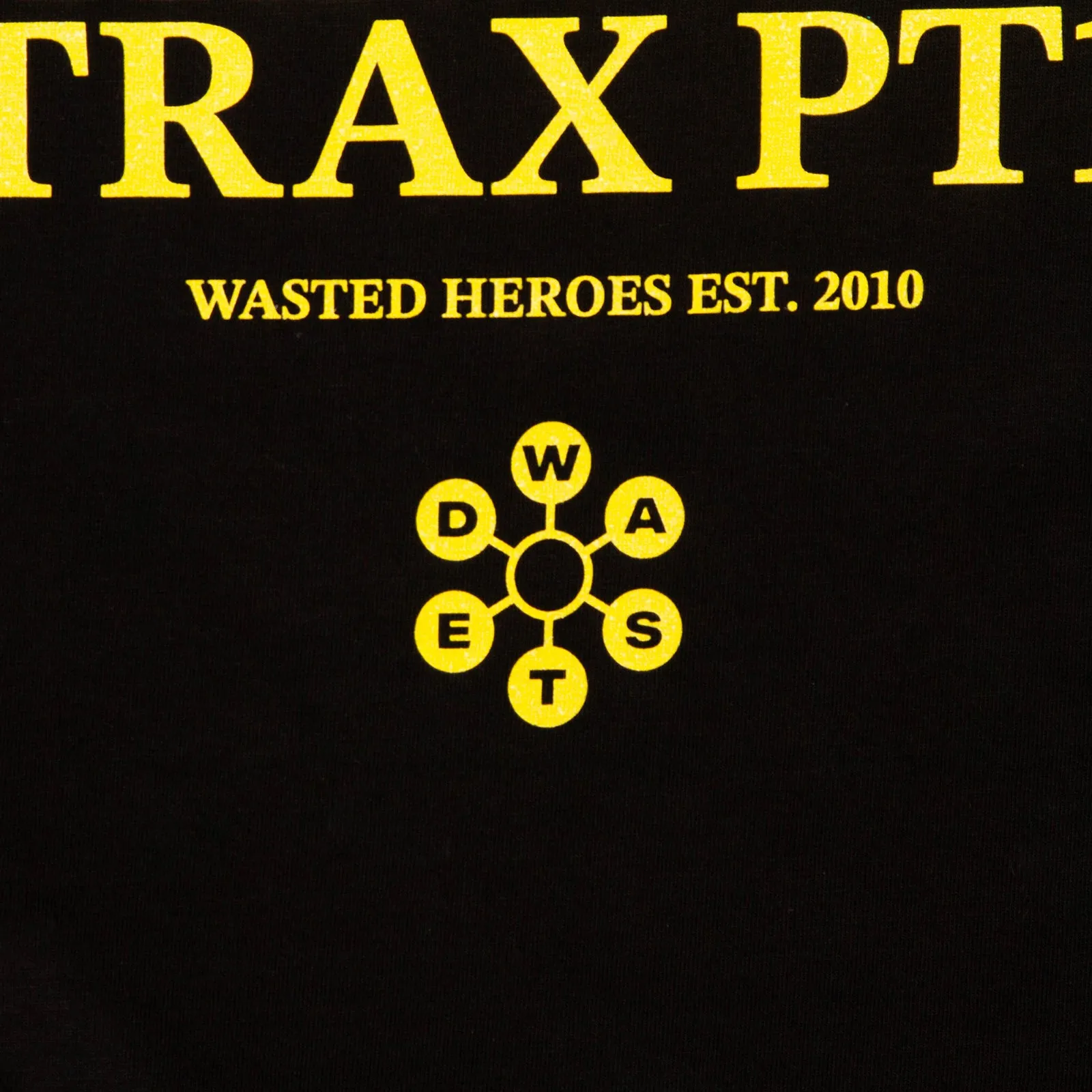 Chemical Trax PT1 Front Print - Tshirt - Black