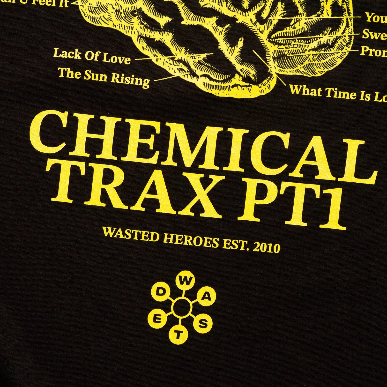 Chemical Trax PT1 Front Print - Tshirt - Black