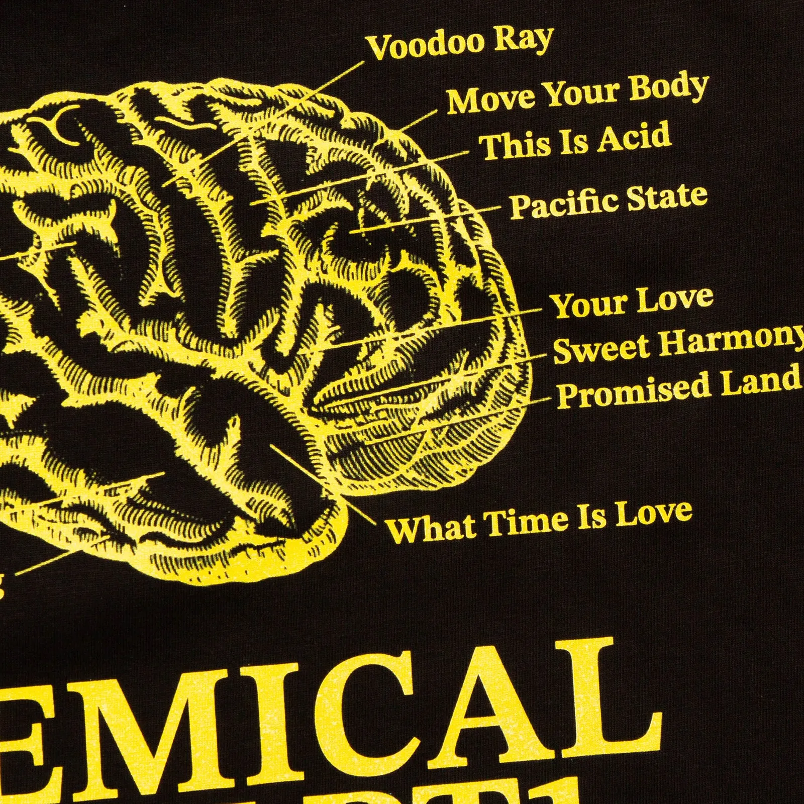 Chemical Trax PT1 Front Print - Tshirt - Black