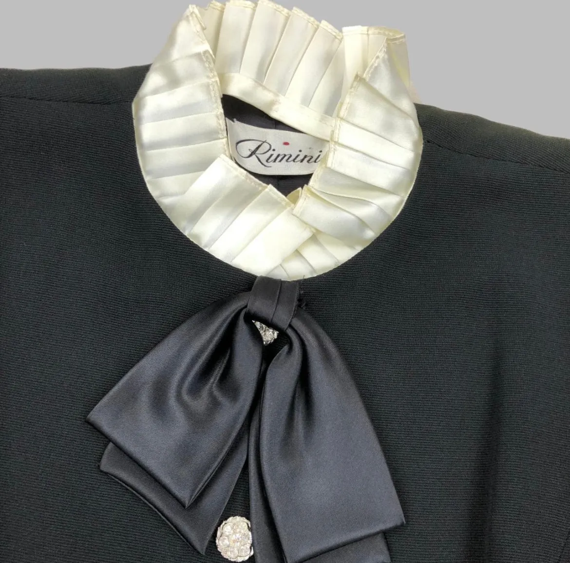 Dead stock vintage Silk & Satin collared shacket
