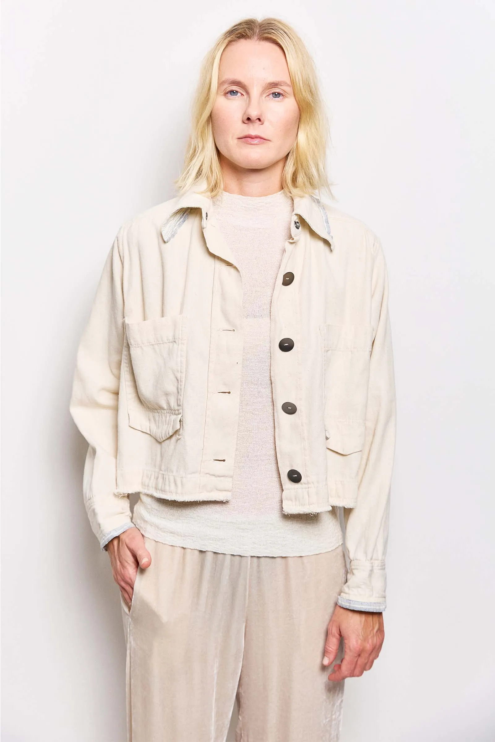 don regenerated canvas jacket