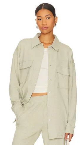 eberjey Luxe Shacket in Sage