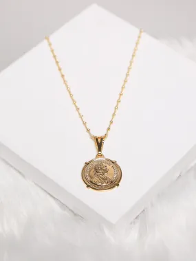 EMPEROR Gold Coin Necklace