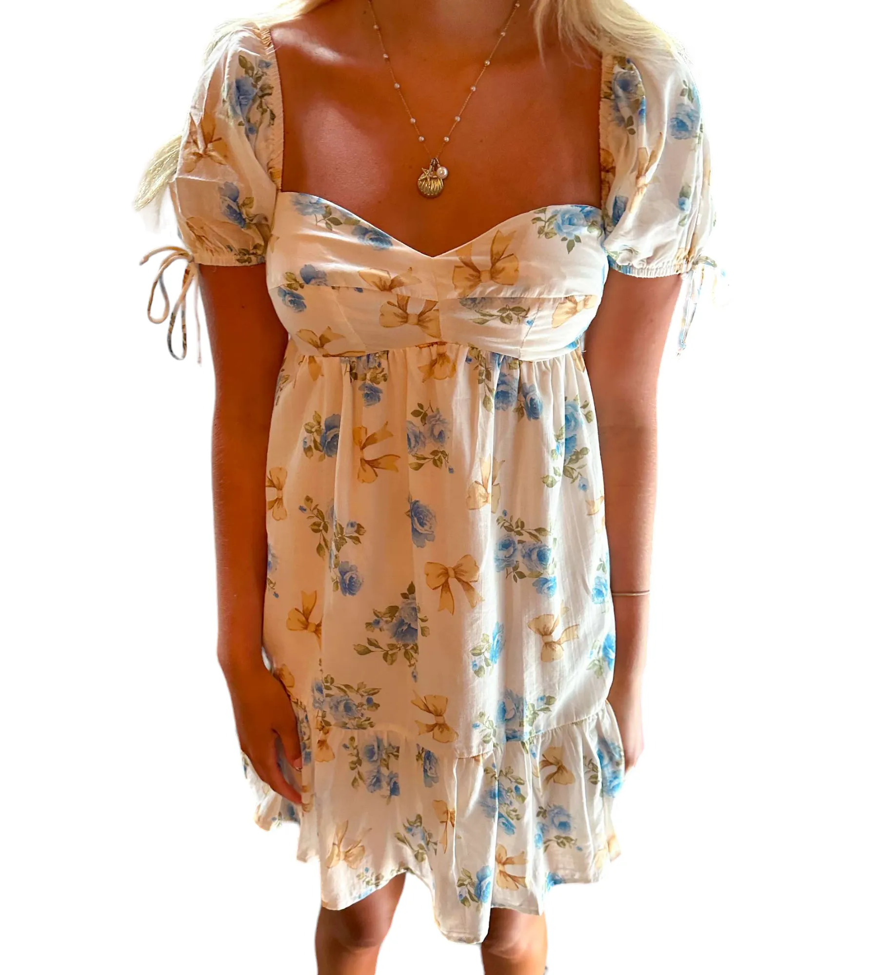 Enchanted Floral Babydoll Dress