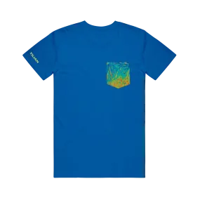 Fluidity Custom Pocket Royal Blue Tee