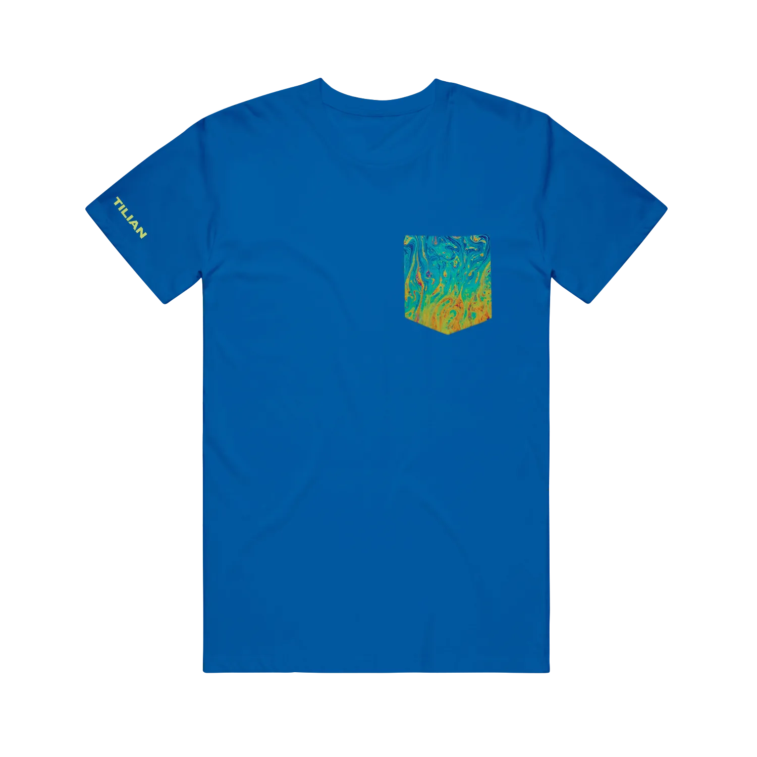 Fluidity Custom Pocket Royal Blue Tee