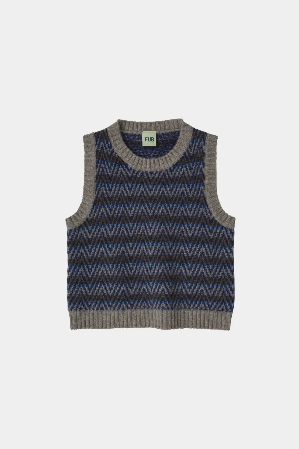 Fub Lambswool Vest - Hazel Melange - 90cm, 100cm, 110cm, 120cm