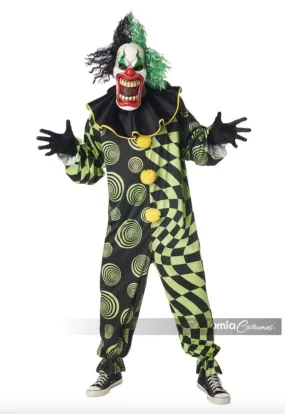 Funhouse Freak Clown Costume (Plus)