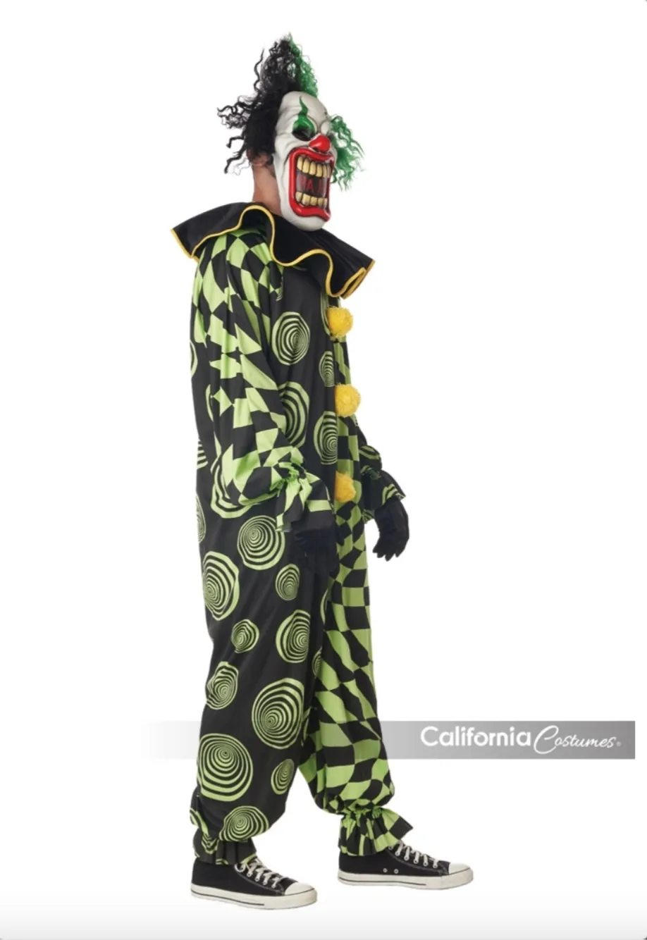 Funhouse Freak Clown Costume (Plus)