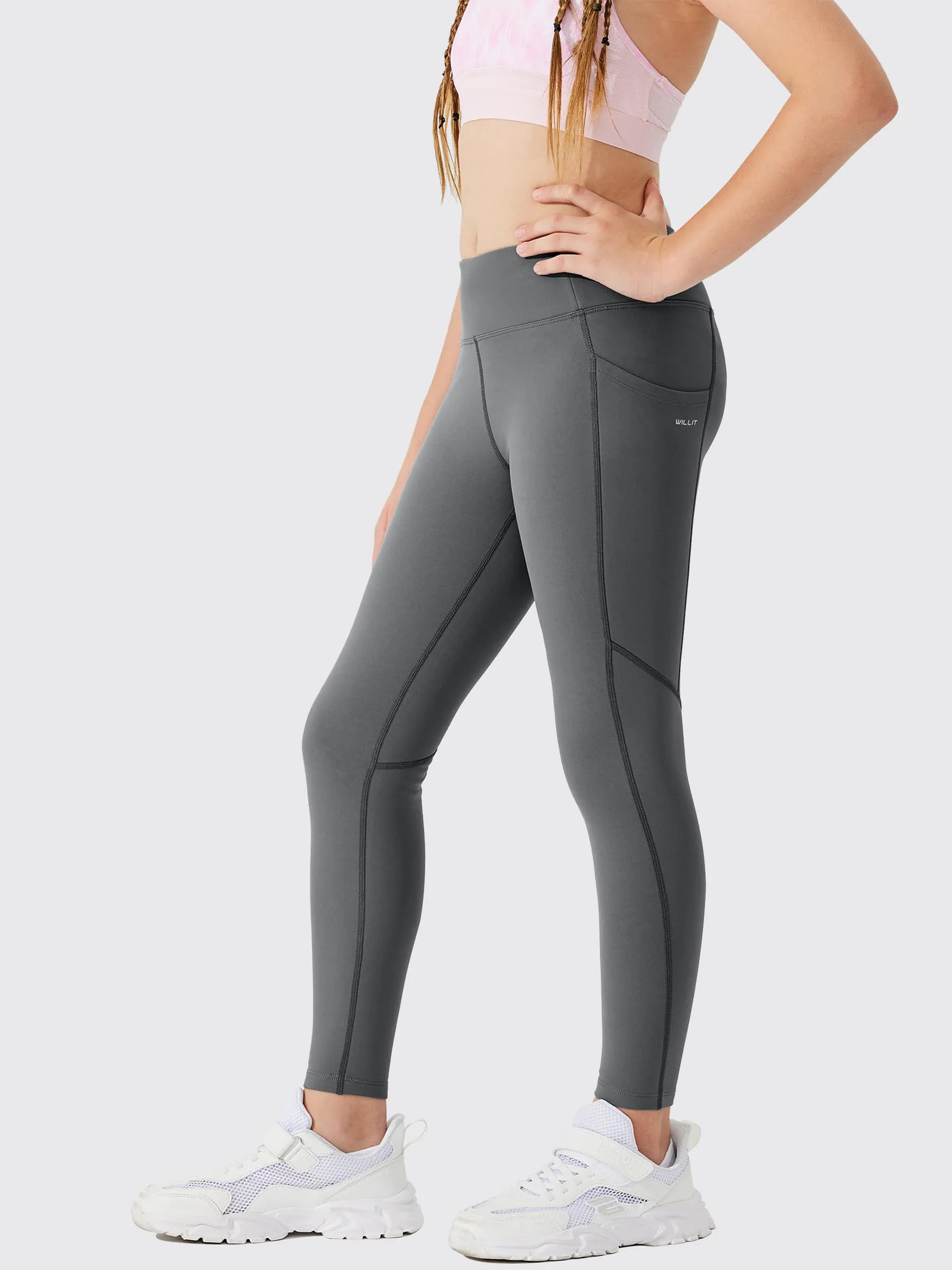 Girls' Thermal Fleece Leggings