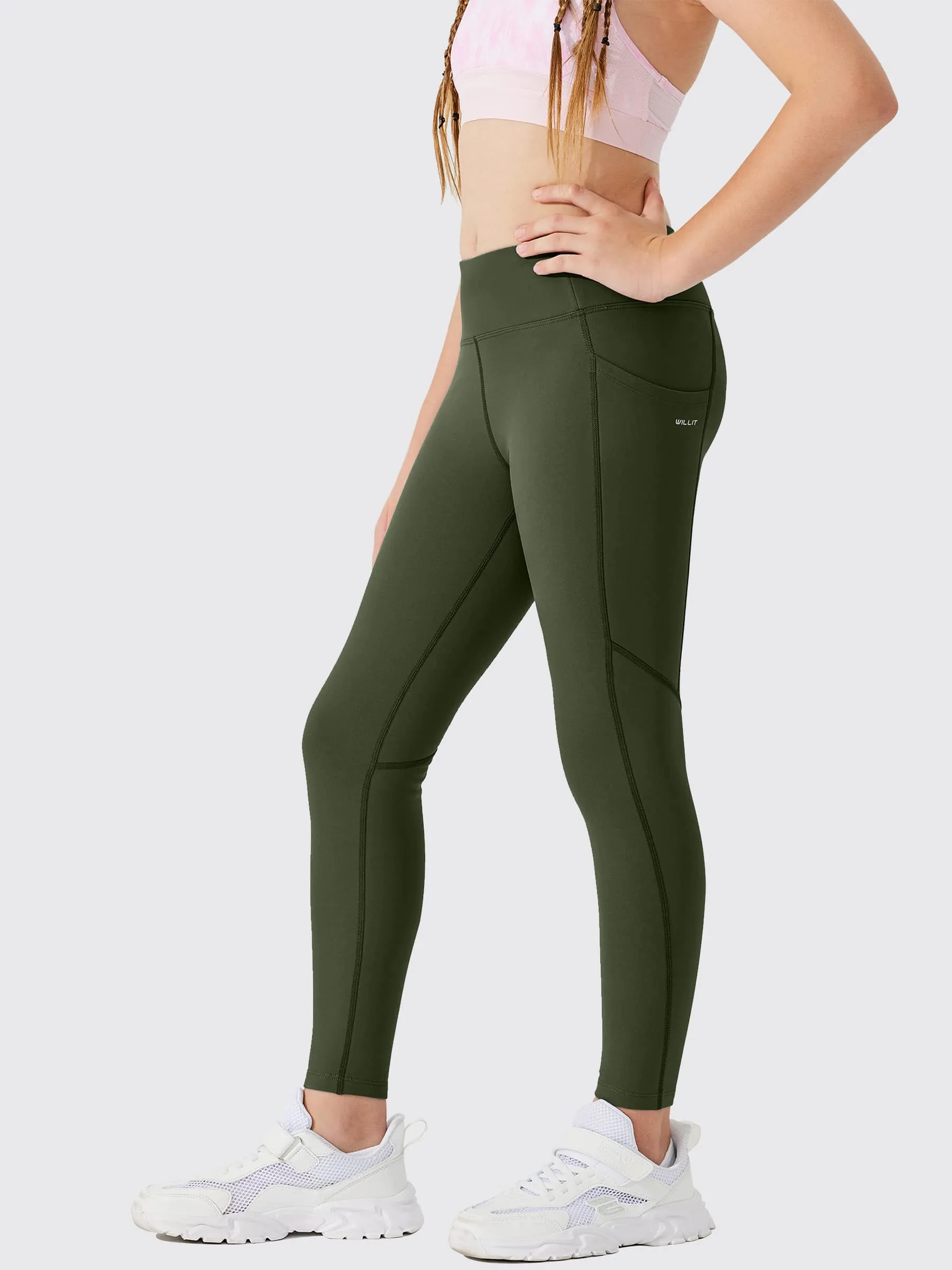 Girls' Thermal Fleece Leggings