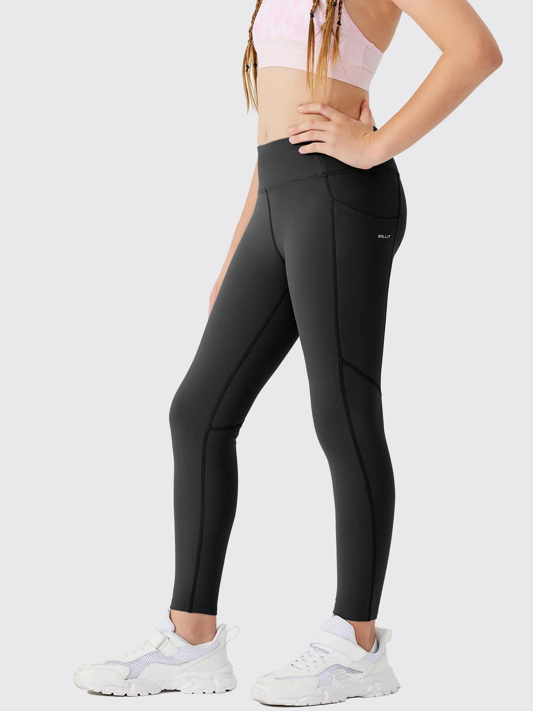 Girls' Thermal Fleece Leggings