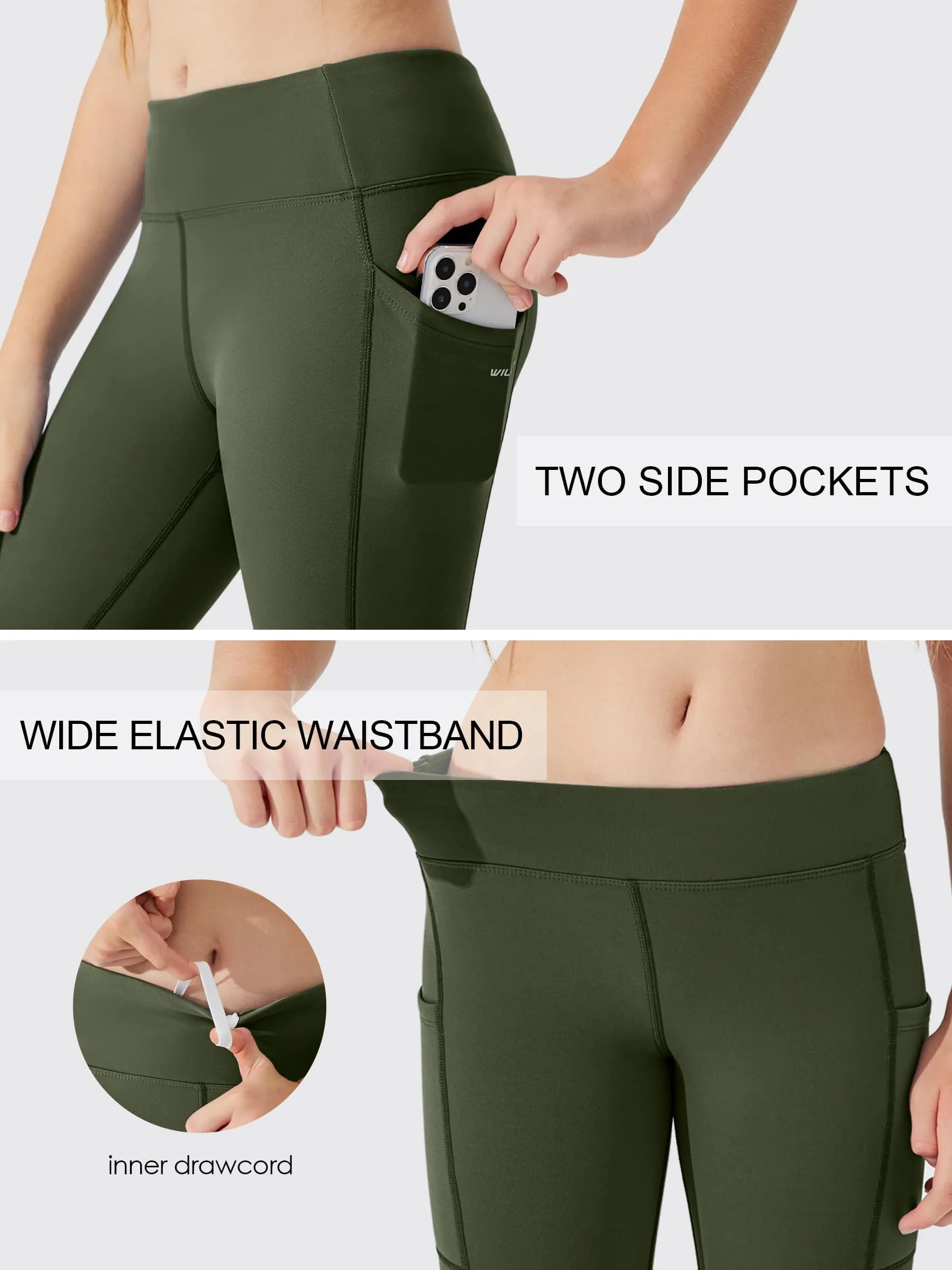 Girls' Thermal Fleece Leggings