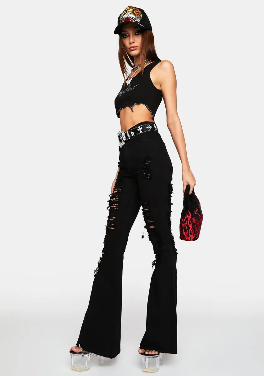 Give And Take Flare Pants