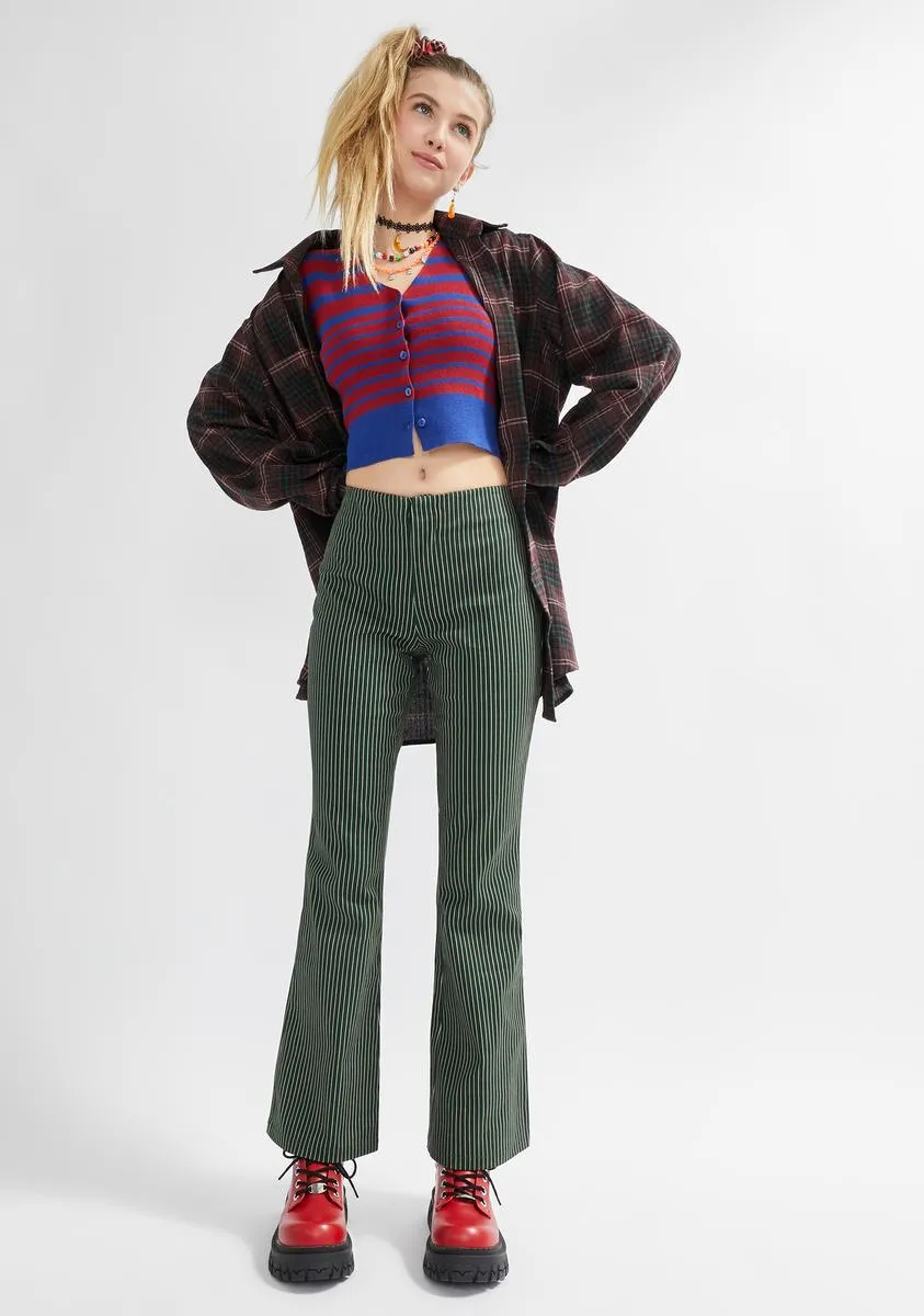 Gossip Seeker Pinstripe Pants