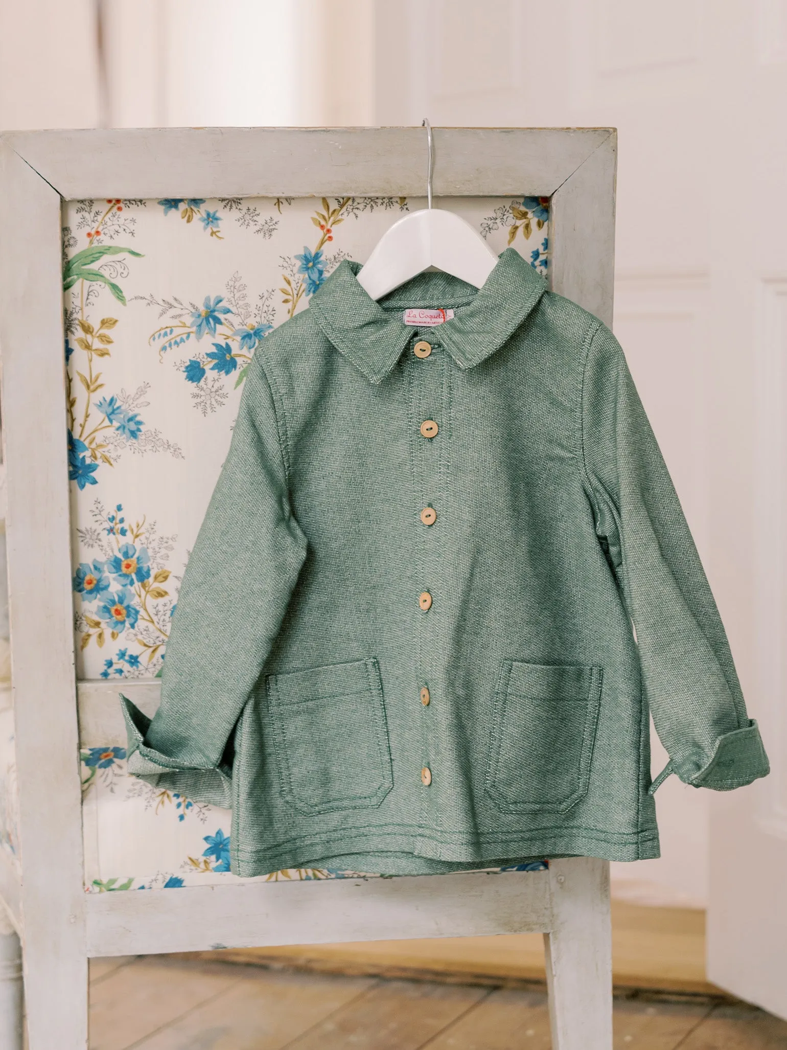Green Paco Boy Shacket